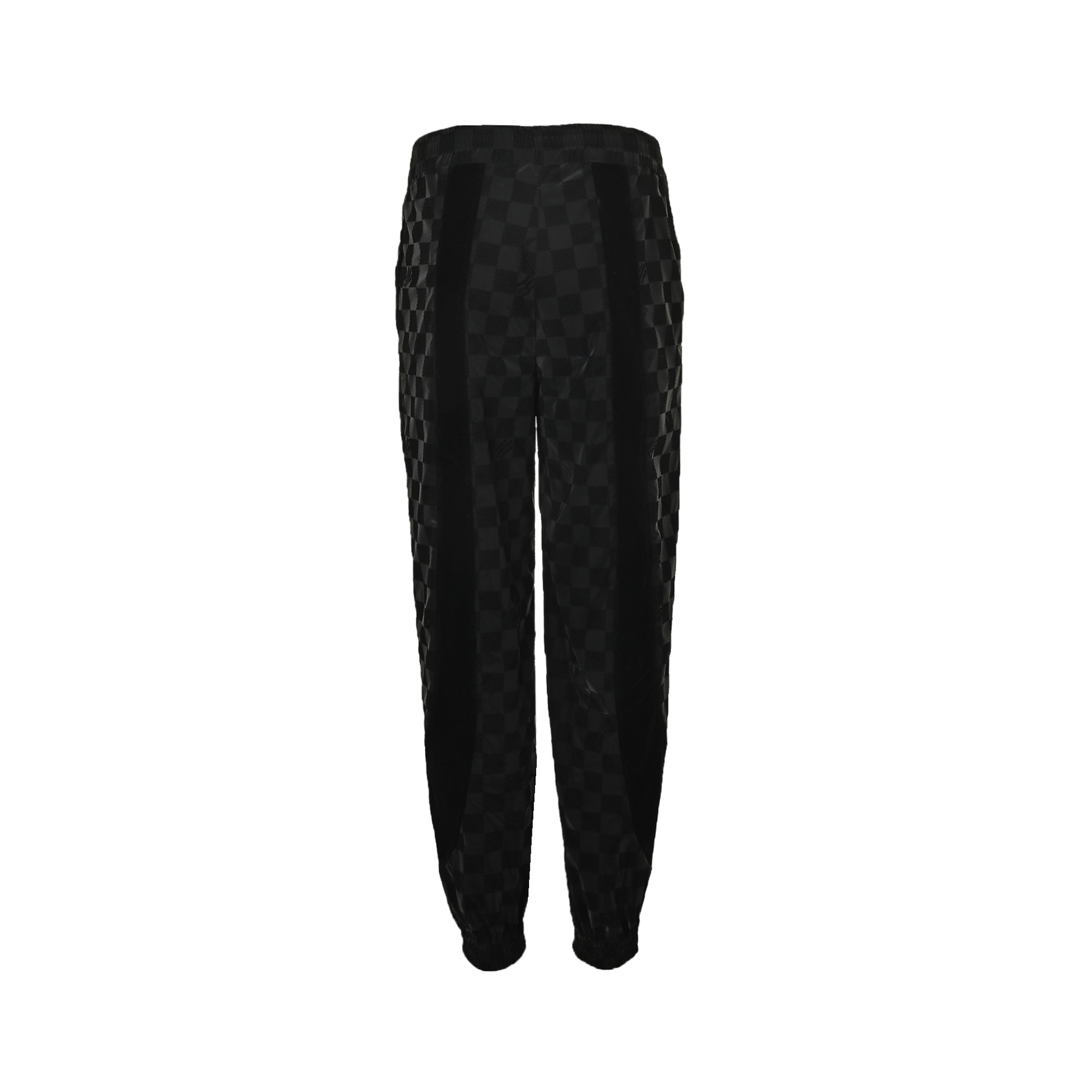 Louis Vuitton 24Fw Damier flocked checkerboard trousers