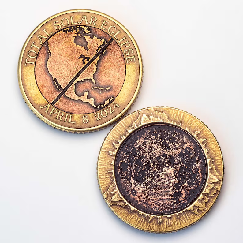 2024 Total Solar Eclipse Commemorative Coin