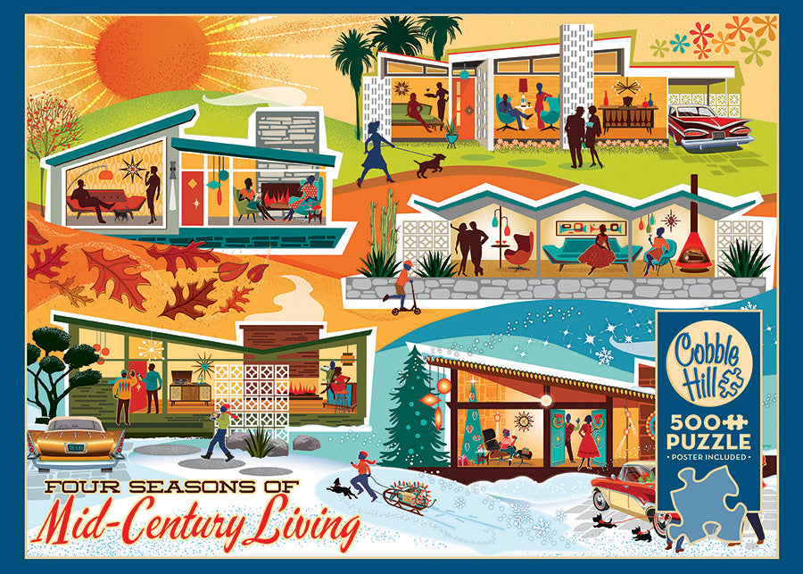 Four Seasons of Mid-Century Living | Discontinued 500 Piece (Old Big Box)