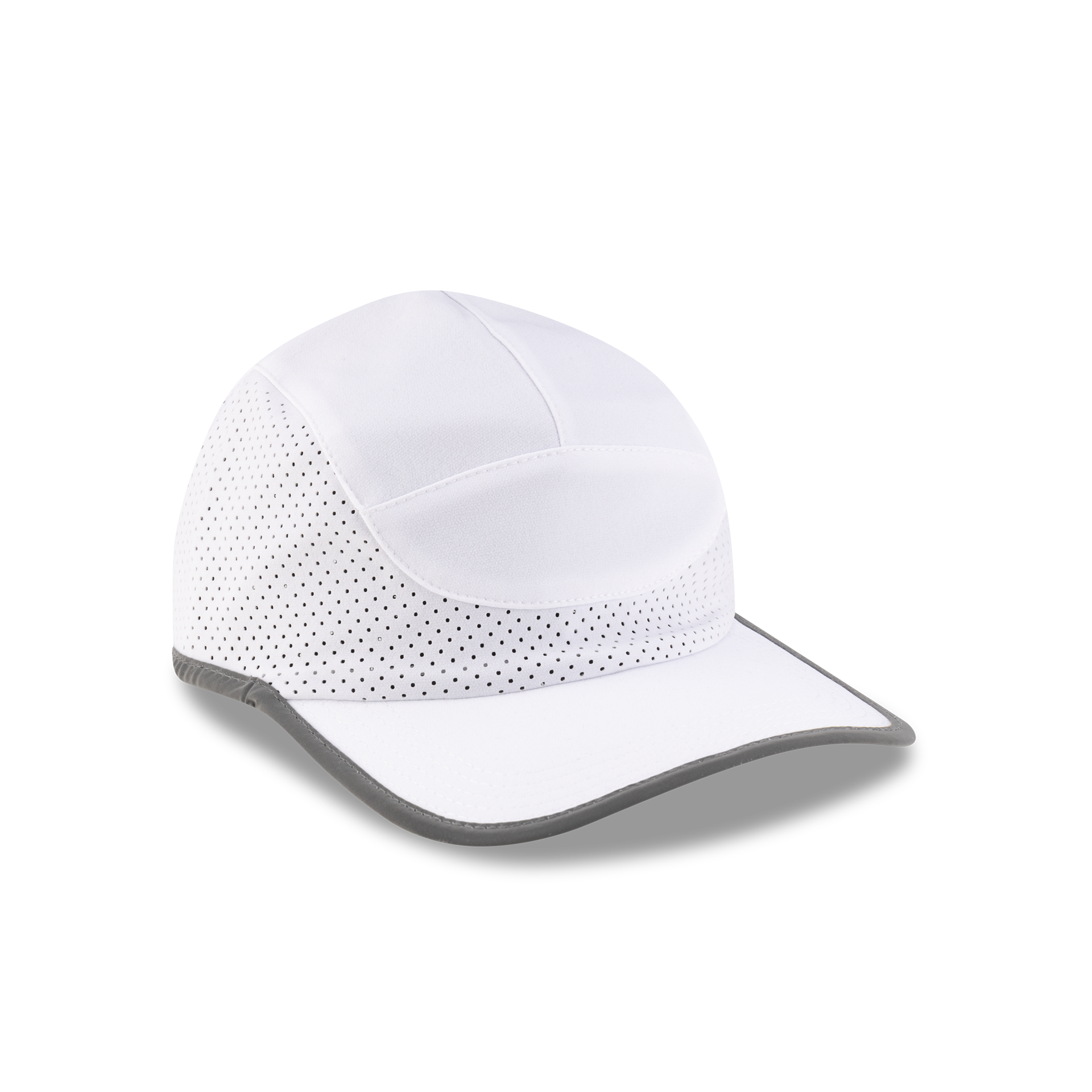 New Era Branded Train Performance Optic White Runner Hat