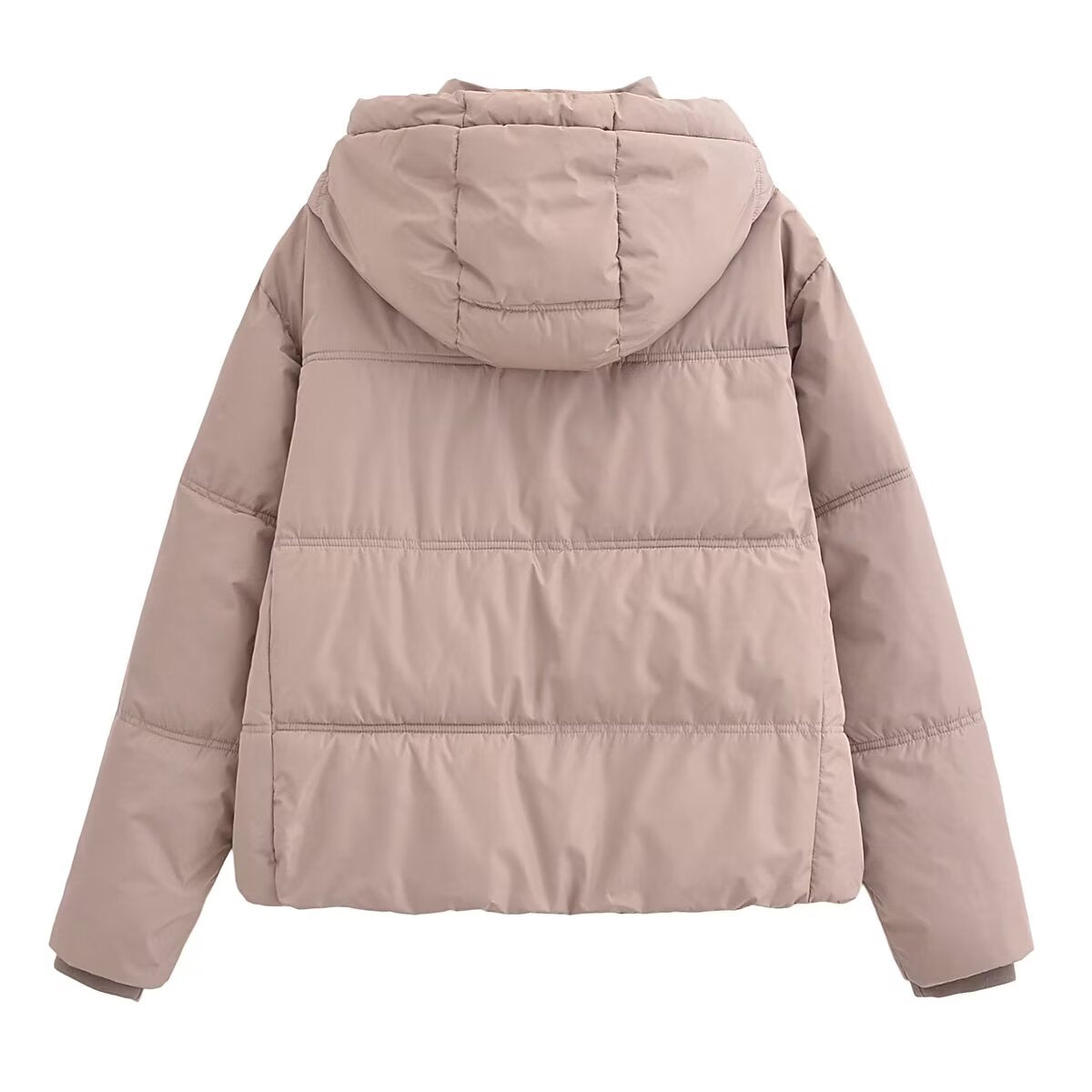 Winter Women Clothing All Match Casual Hooded Cotton Clothing Cotton Coat
