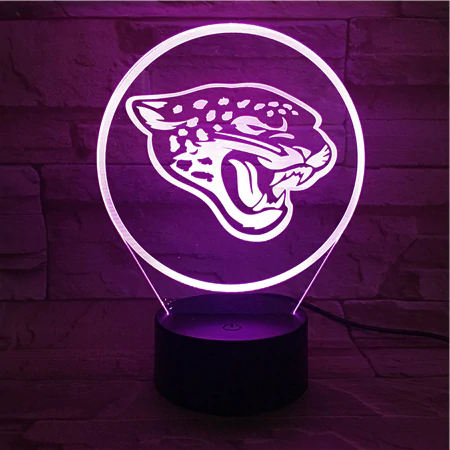 JACKSONVILLE JAGUARS 3D LED LIGHT LAMP