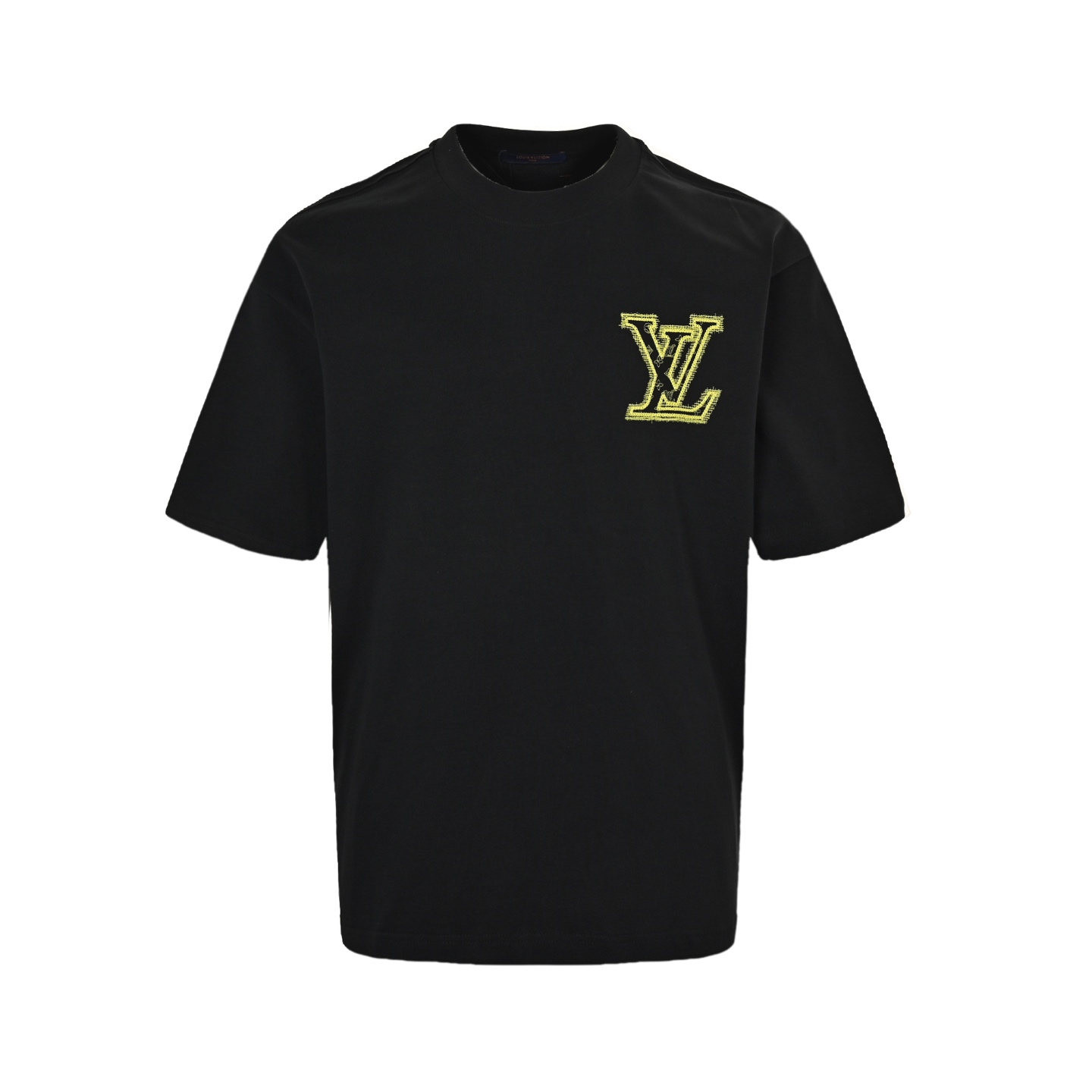 Louis Vuitton 25ss show style three-dimensional embroidered letter short sleeve