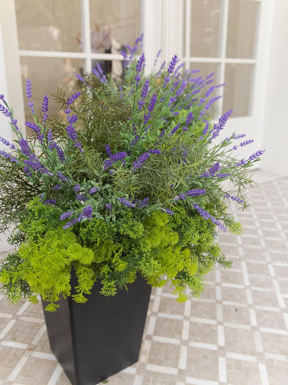 🔥ON SALE🔥Fake Plants UV Resistant Artificial Flowers Greenery Shrubs