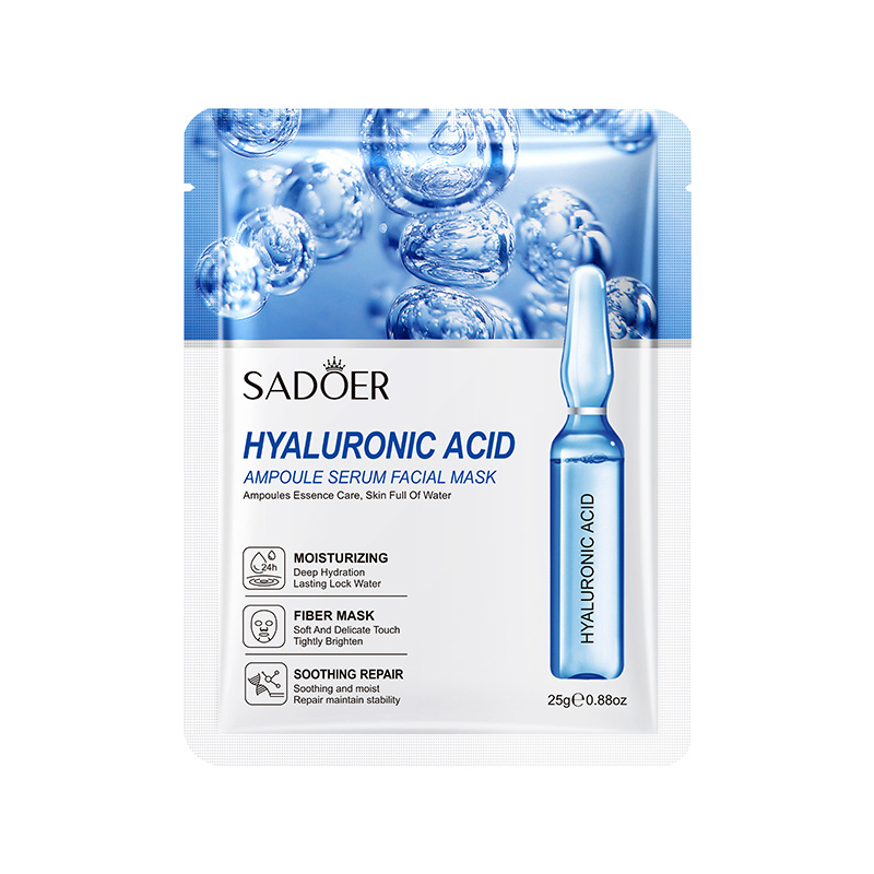 Essence mask hyaluronic acid hydrating vitamin C moisturizing essence mask skin feels crystal clear