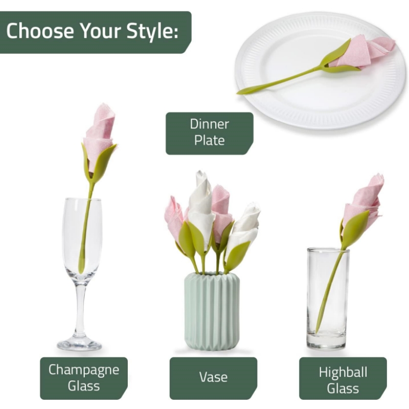 On Sale🔥Set of 4 pcs Bloom Napkin Folder