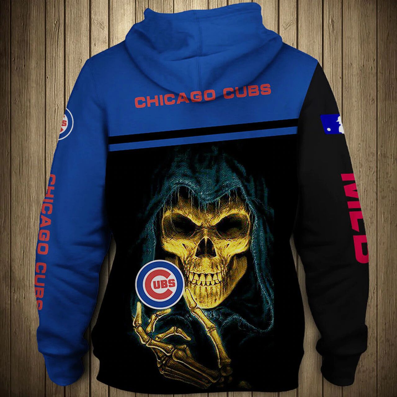 CHICAGO CUBS 3D HOODIES CC005