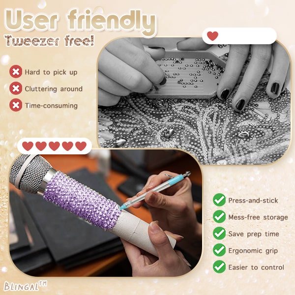 (🔥Last Day Promotion-SAVE 50% OFF)✨DIY Diamond Embroidery Pen-BUY 2 GET FREE SHIPPING！