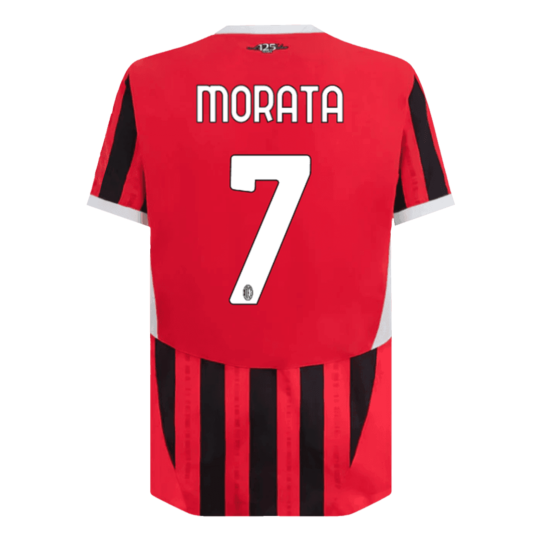 Authentic MORATA #7 AC Milan football shirt 2024/25