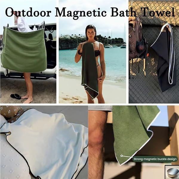 ✨Summer Hacks✨Outdoor Magnetic Beach Towel