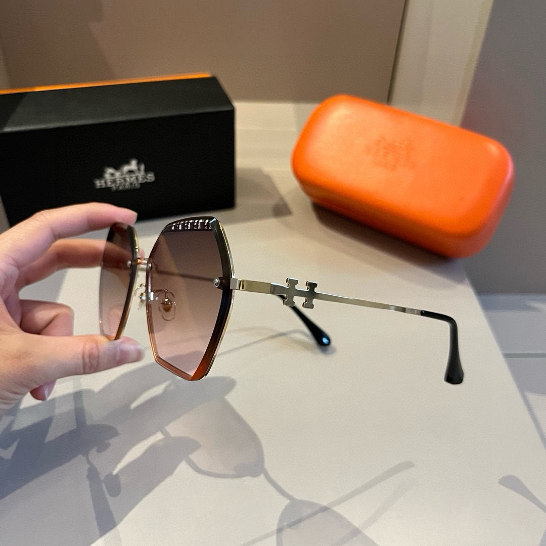 Hermes Square Frame Sunglasses