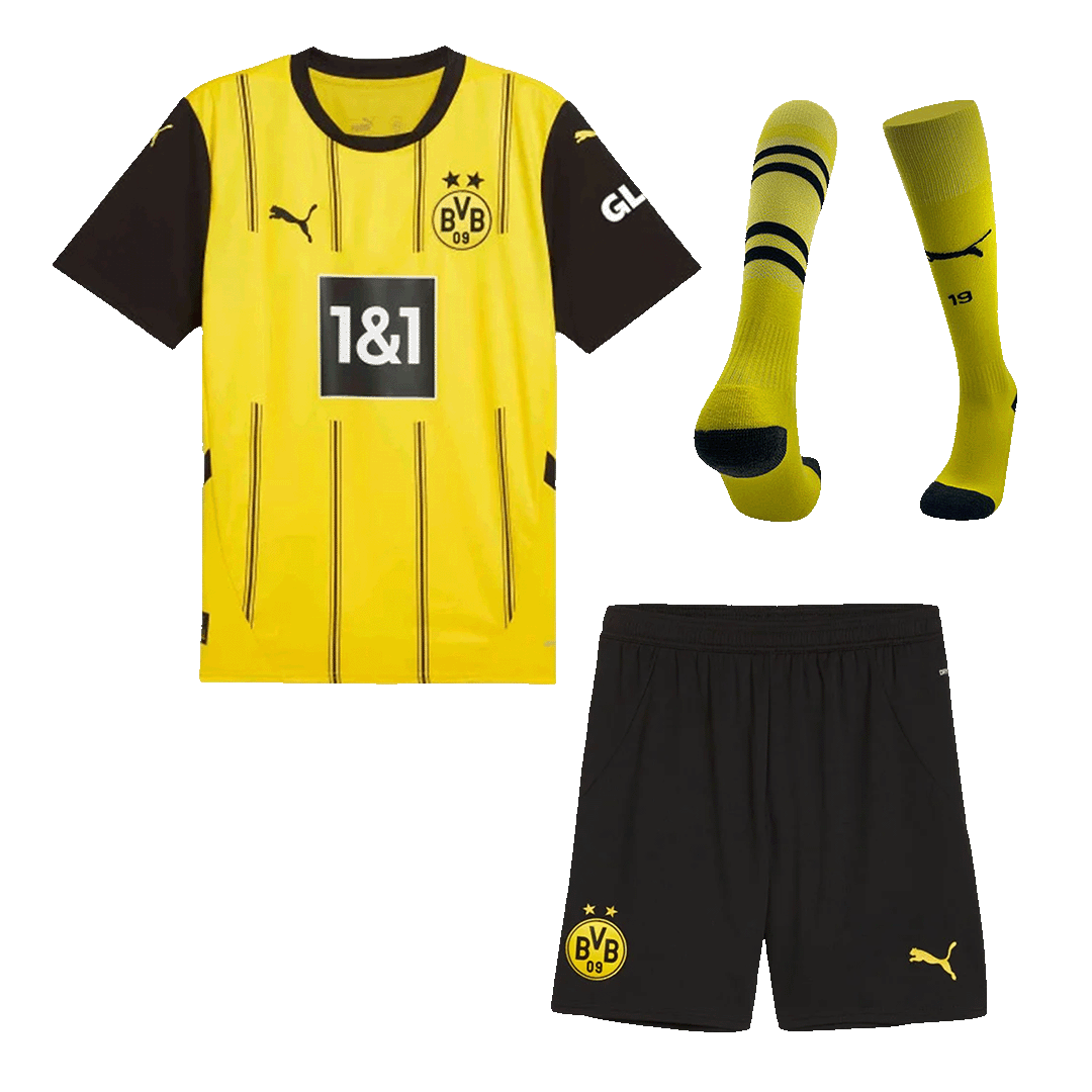 Borussia Dortmund Home Custom Full Football Kit 2024/25