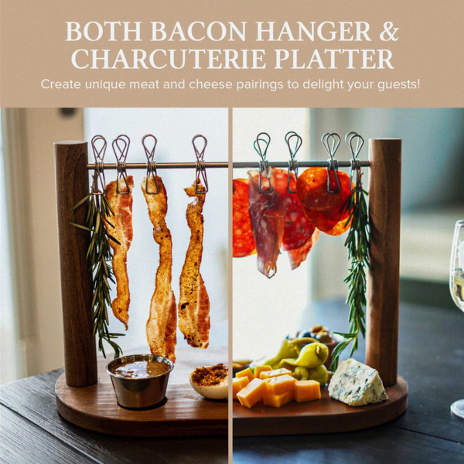 🎁Unique Gifts🎁Unique Wooden Food Tray