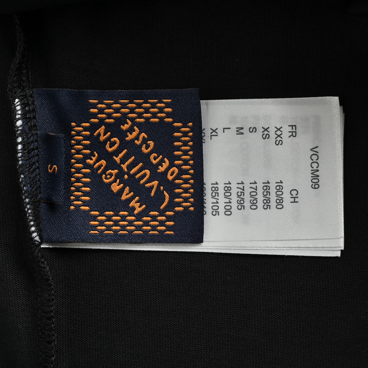 Louis Vuitton 25ss short sleeve with creative logo print on the back