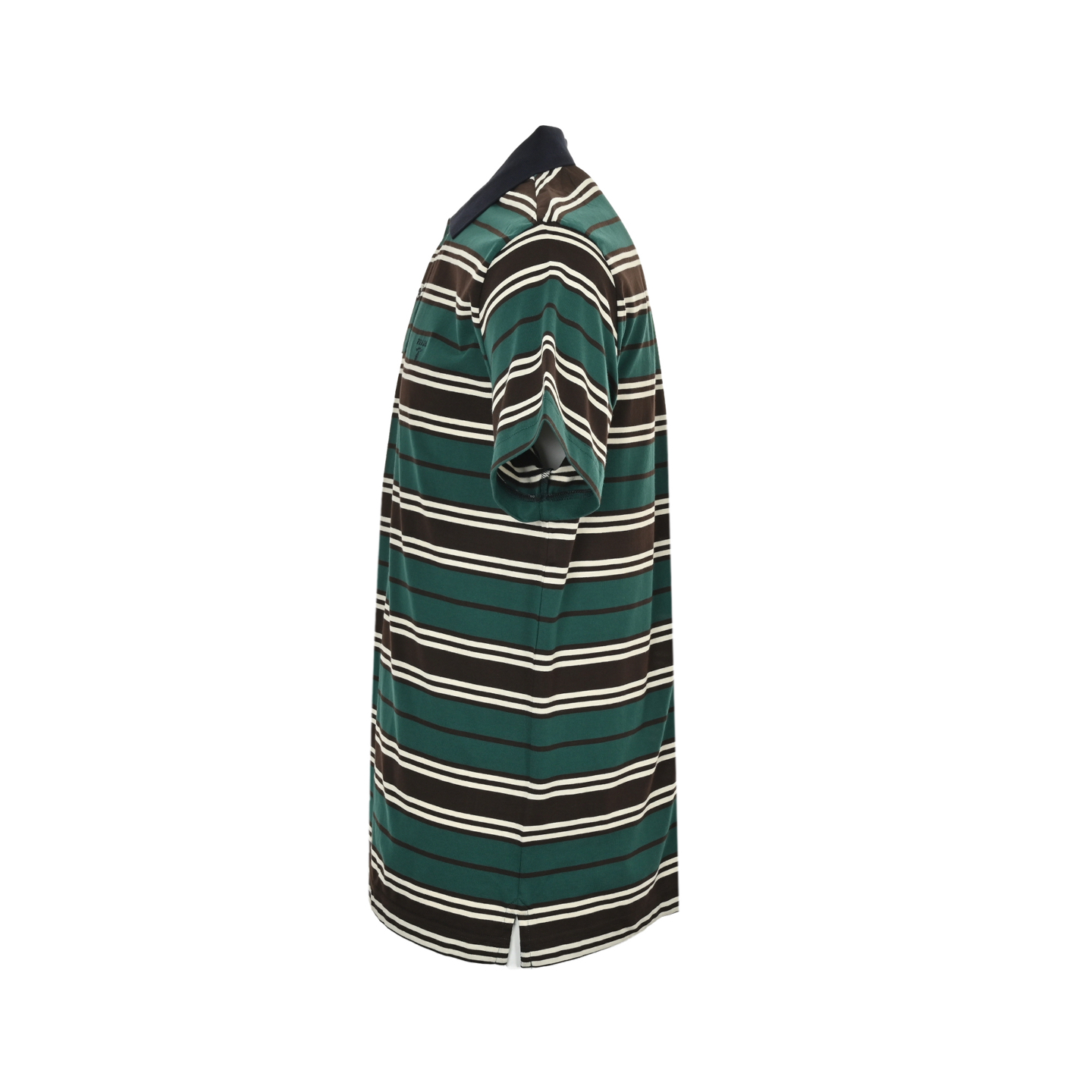 Prada 25ss red and green striped Polo short sleeve