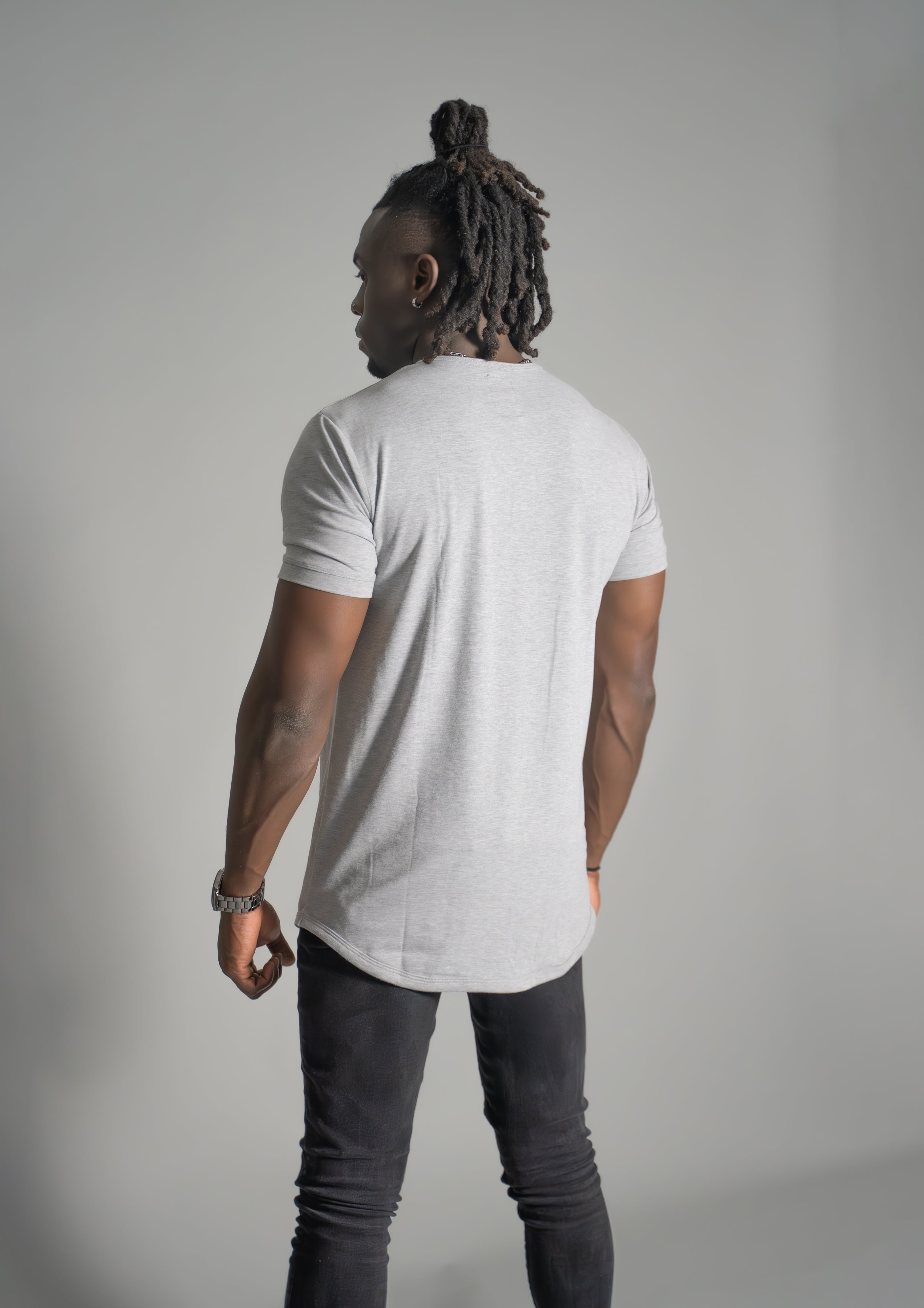 Henley Curved Hem