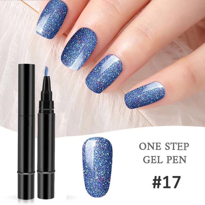(🔥Last Day Flash Sale-50% OFF)One Step Nail Gel Pen-🎉Buy 9 Get 9 Free Now(Get All Color)!