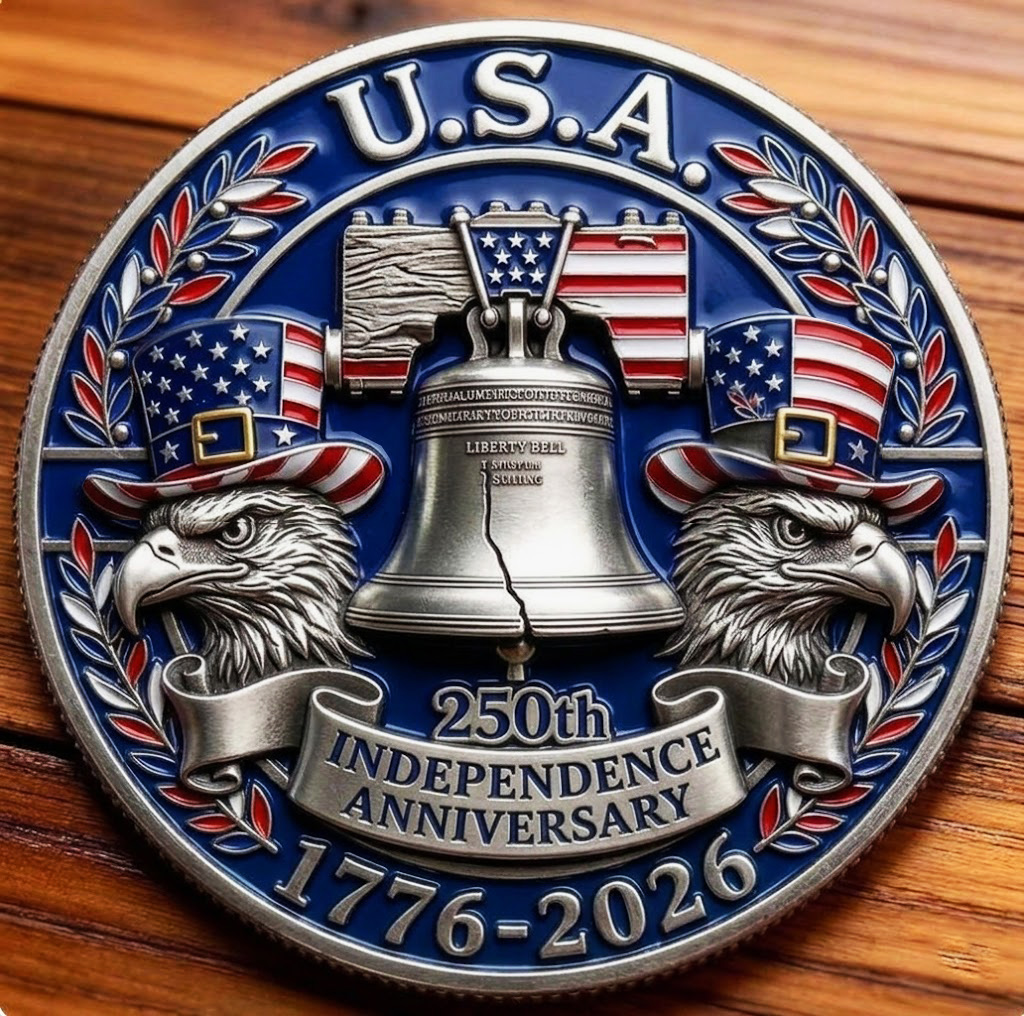 USA 250th Anniversary Commemorative Coin