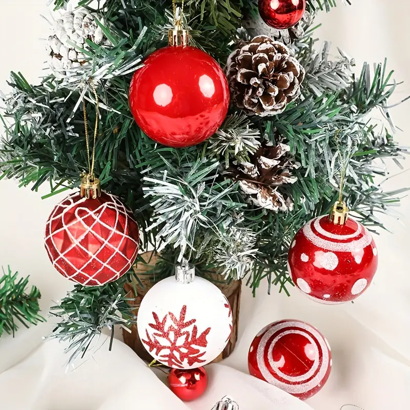 🌲🌲(40-44)Piece Deluxe Shatterproof Christmas Ball Ornaments Set