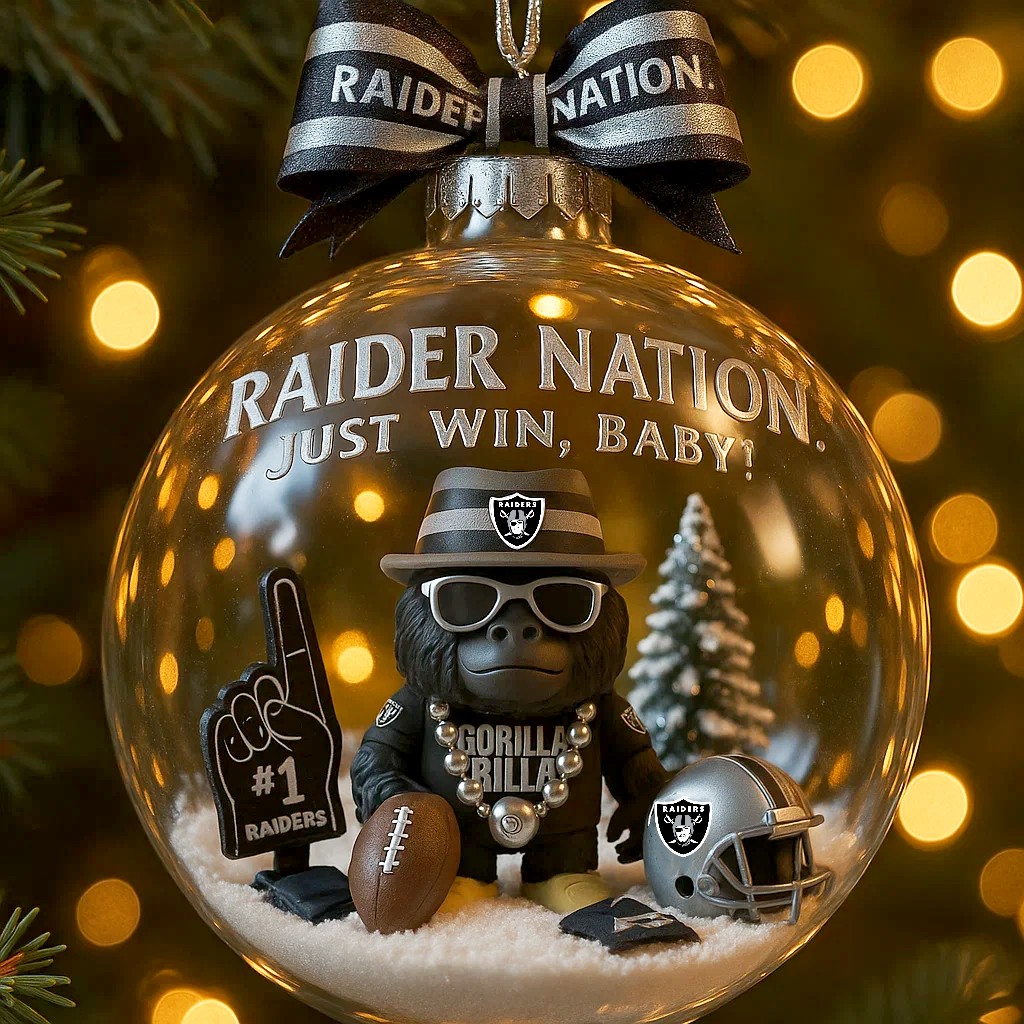 🏴‍☠️Raider Nation Limited Edition Commemorative Christmas Ornament