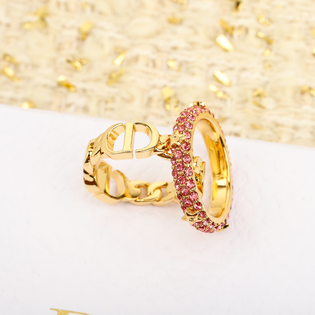 Dior two piece ring set