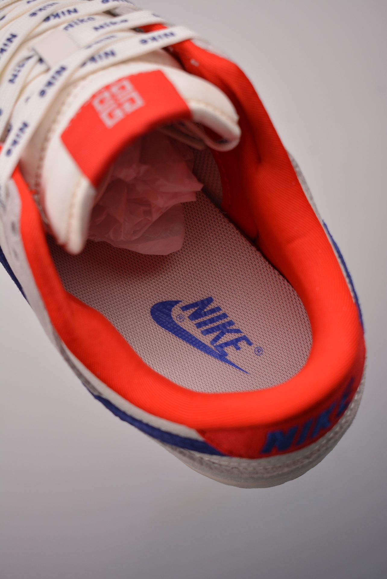 Givenchy x Nike SB Dunk Low G4 Beige, Red and Blue CF3688-033