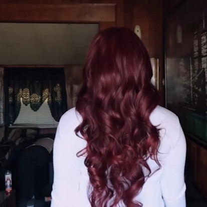 Special OFF | Beautiful BURGUNDYWINE color body wave wig