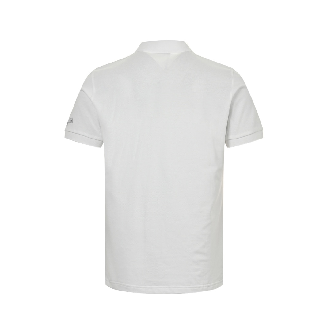 Prada 24ss red trim nylon pocket polo short sleeve