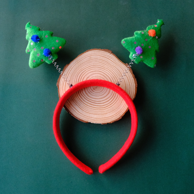 Christmas headband Christmas Headband Cartoon light up headband Christmas hairpin Christmas gift