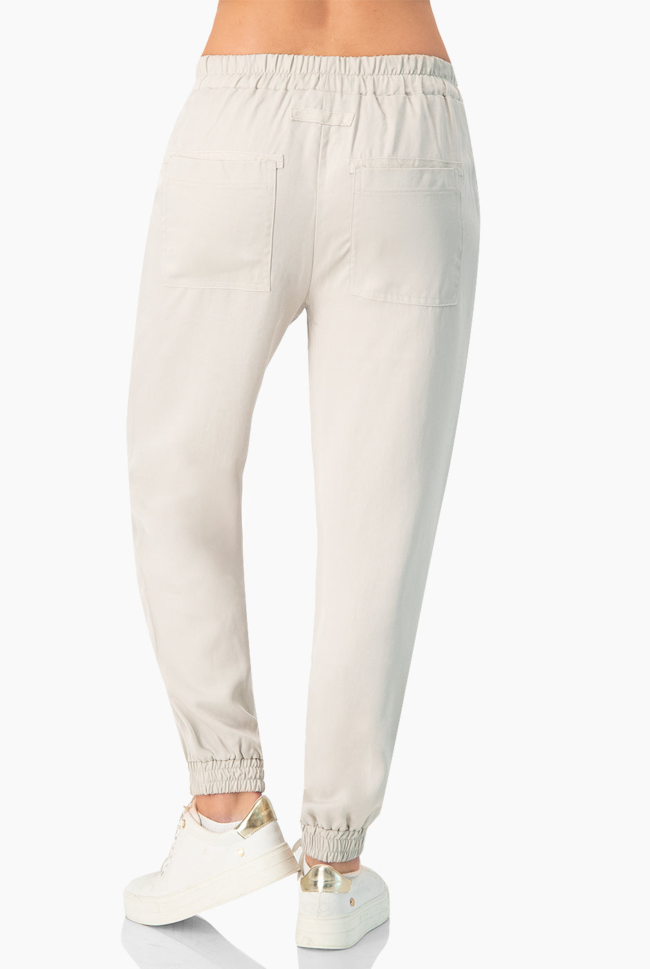 Pantalón Jogger Combinación Lino
