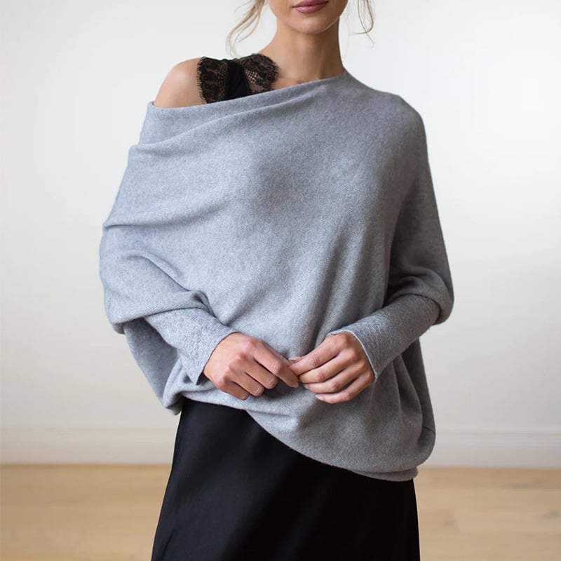 ✨Asymmetric Draped Jumper