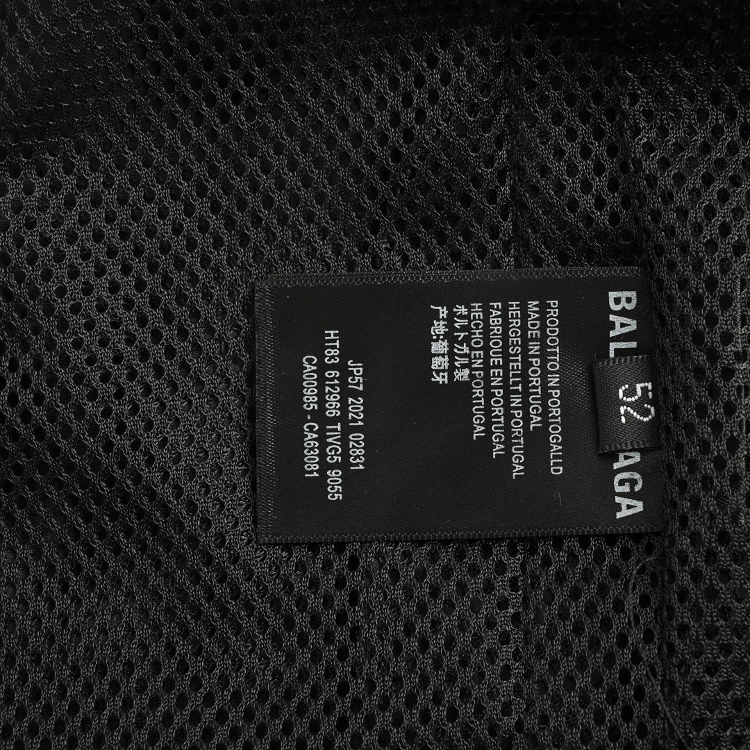Balenciaga 24Fw patchwork slogan windbreaker jacket
