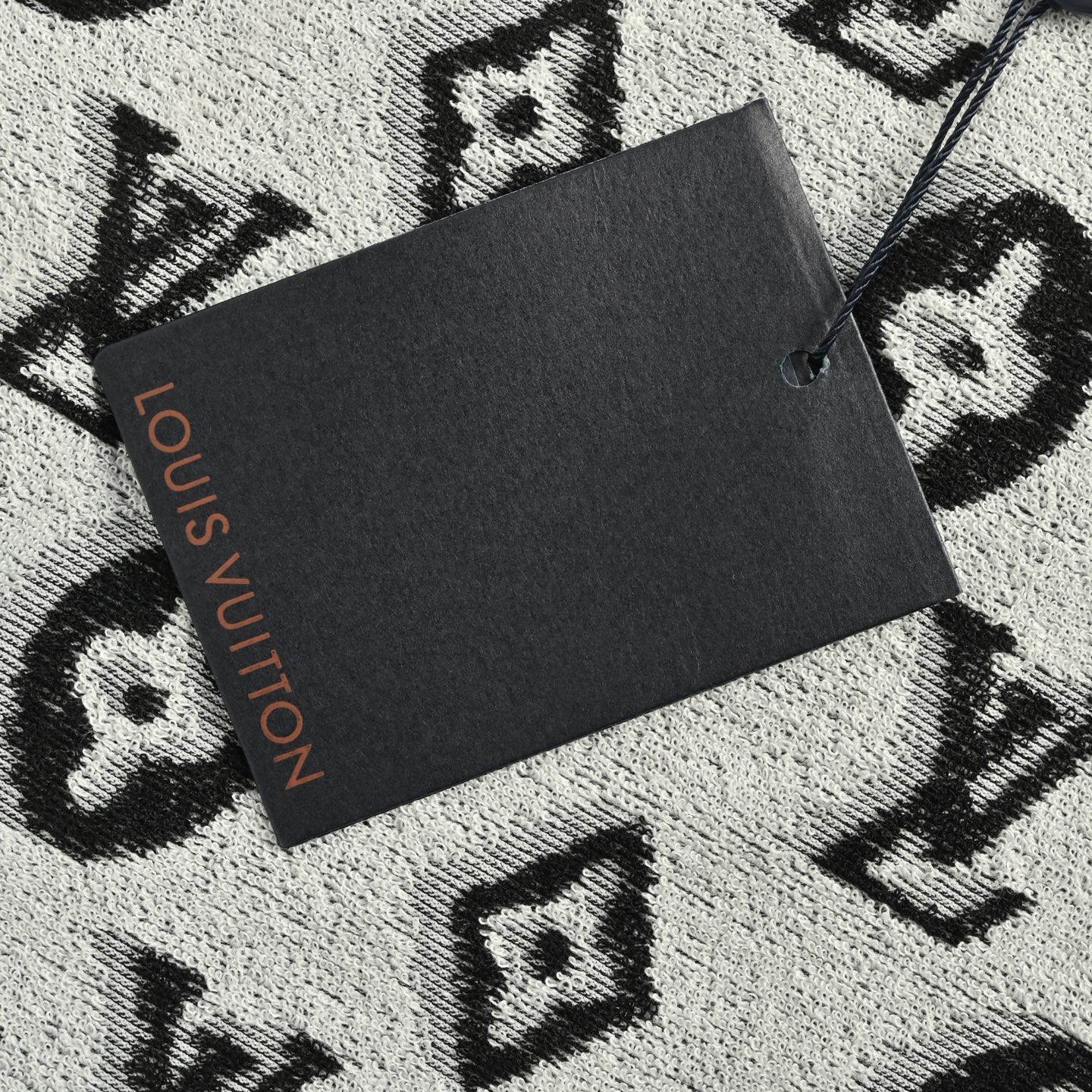 Louis Vuitton 25ss all-over monogram logo jacquard towel short-sleeved shirt
