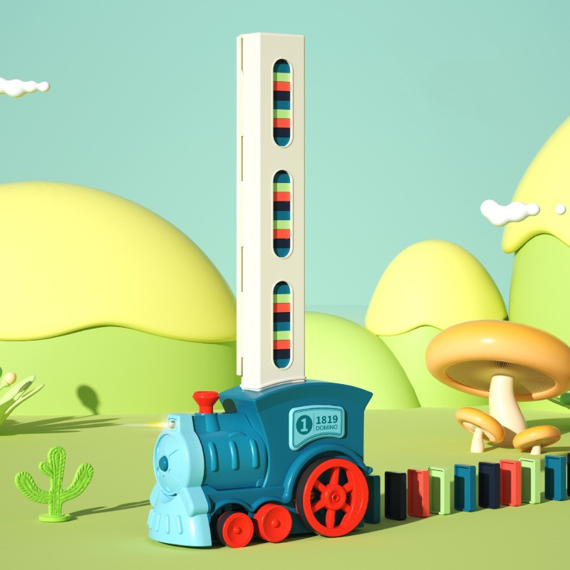 💥Last Day Promotion-[SAVE 50% OFF]--Automatic Domino Train--BUY 2 GET 10% OFF & FREE SHIPPING