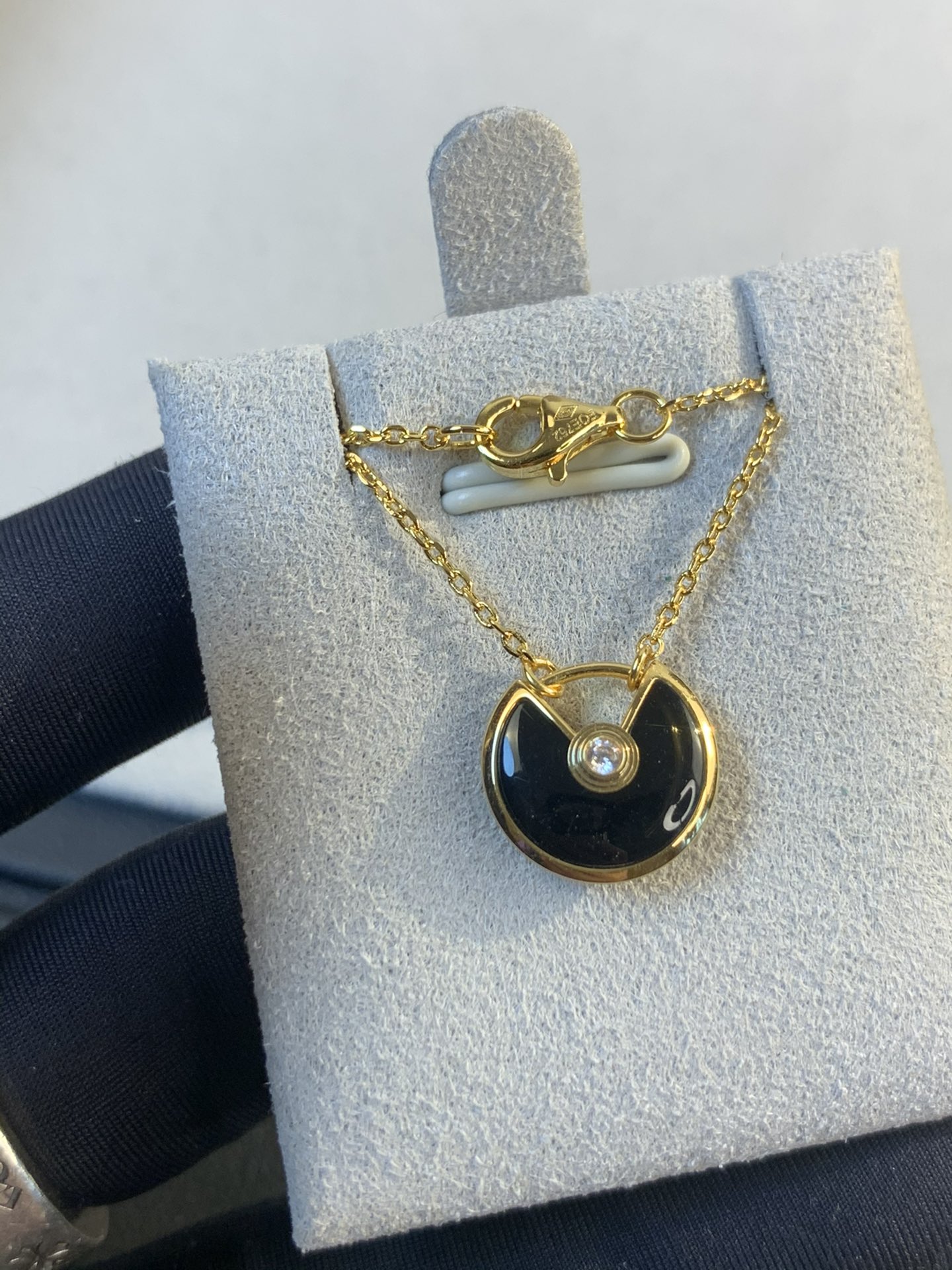 Cartier Black Onyx Necklace