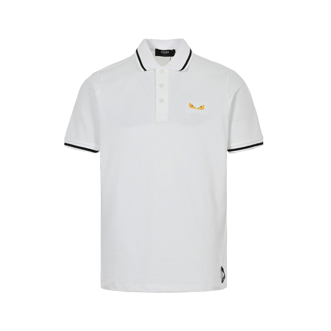 Fendi classic monster eyes Polo short sleeve