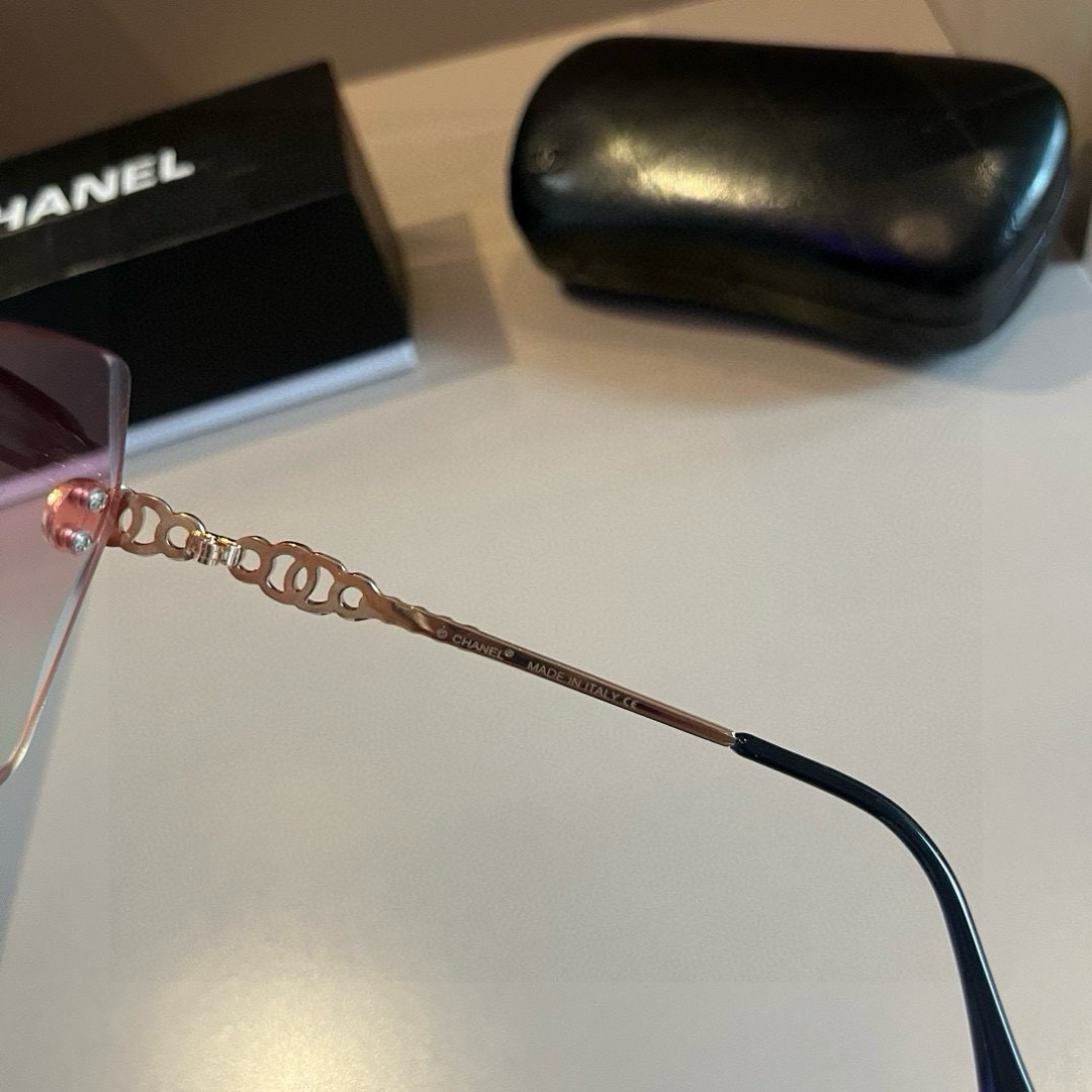Chanel rimless sunglasses