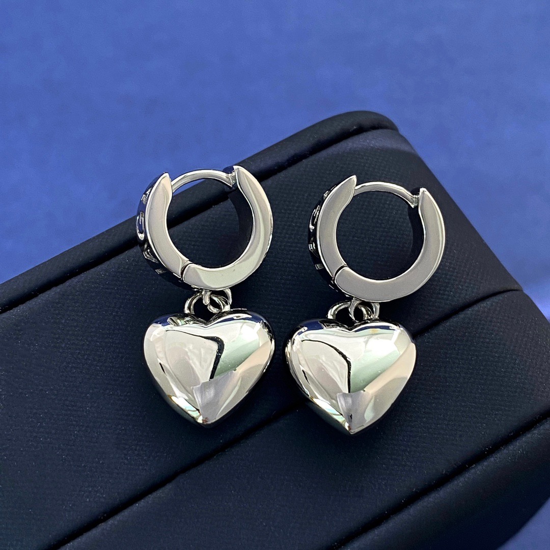 Balenciaga Heart Earrings