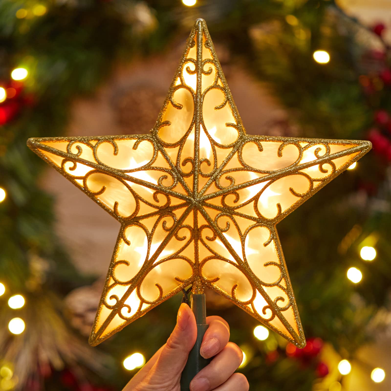 🎄Early Christmas Sale 49% OFF🎄Christmas Tree Topper Star Lights