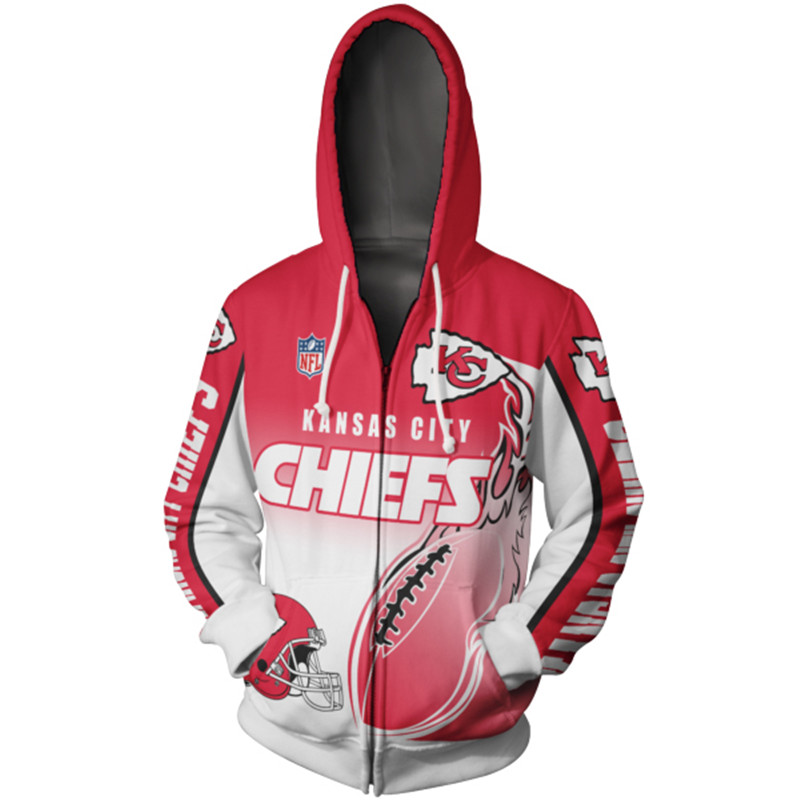 KANSAS CITY CHIEFS 3D HOODIE KKCC011
