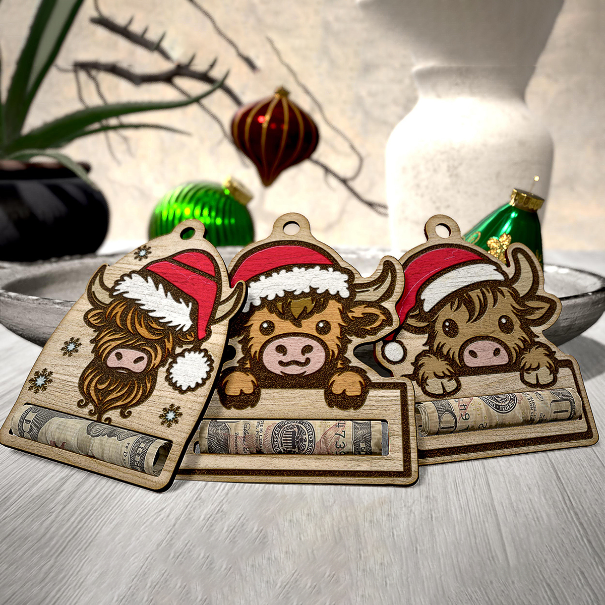 🎄 Early Christmas Sale 🎅 Set of 3 pcs Funny Money Holder
