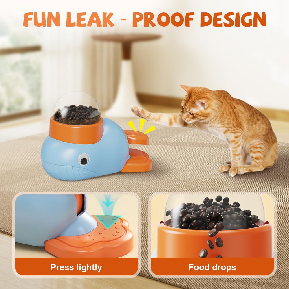 Dog Interactive Treat Dispenser Multifunctional Feeder for Pet Enrichment, Durable Slow Toy