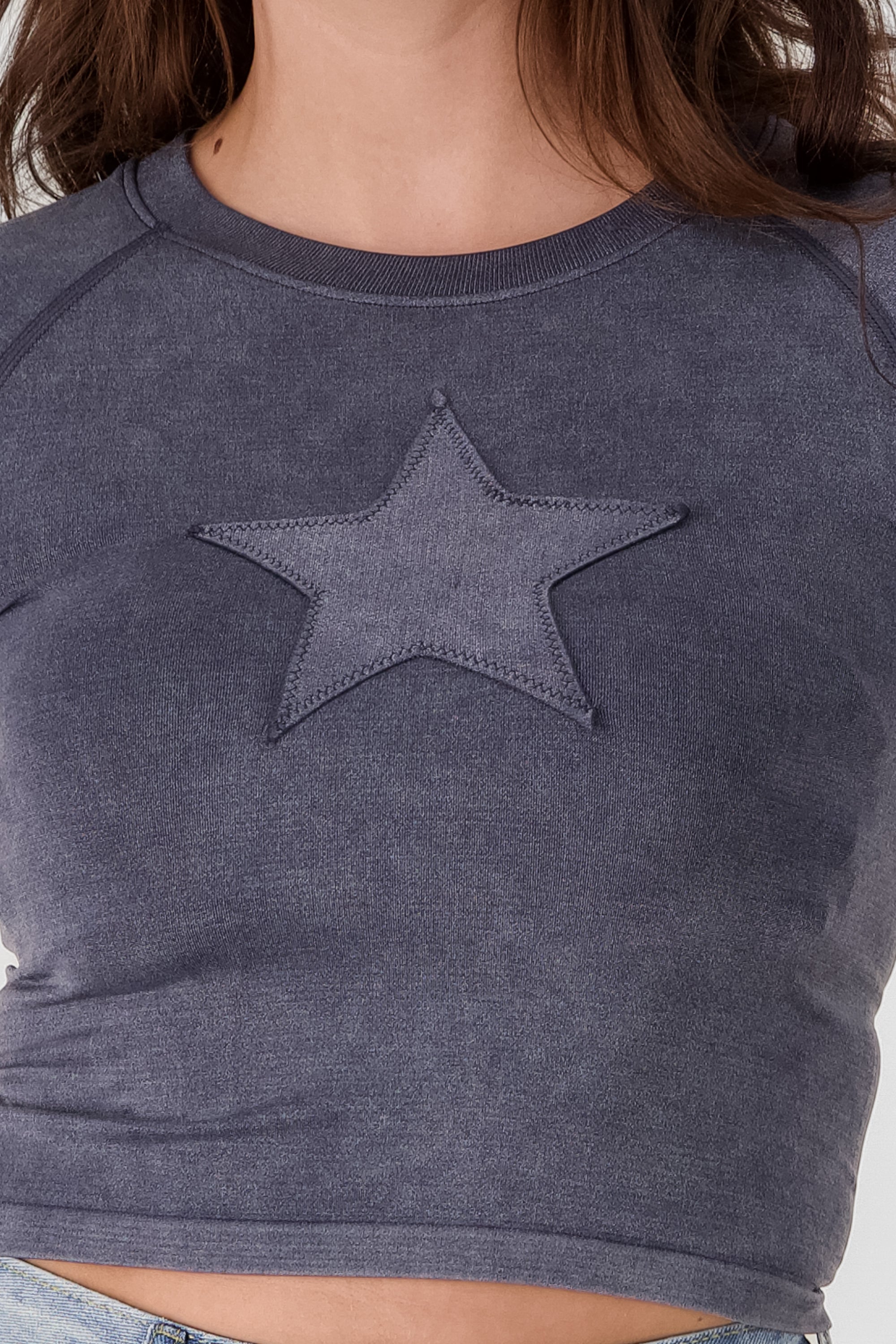 Washed Effect Top