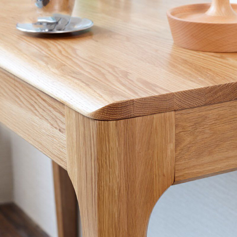 JAKIRA Japanese Nordic Scandinavian Solid Wood Dining Table and Chair