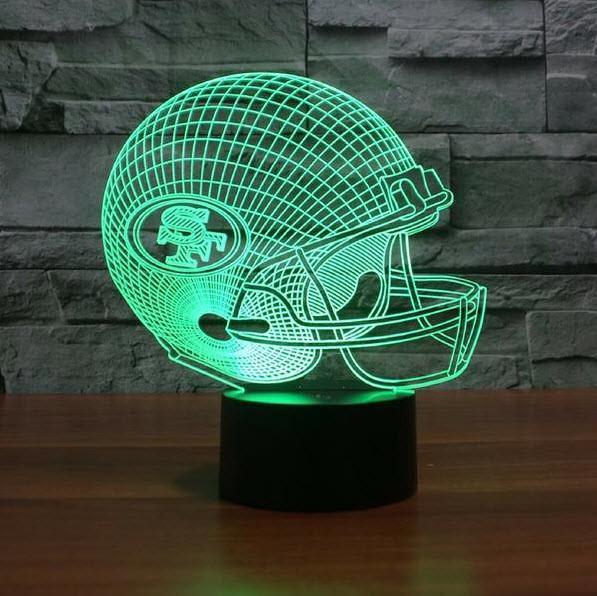 SAN FRANCISCO 49ERS 3D LED LIGHT LAMP