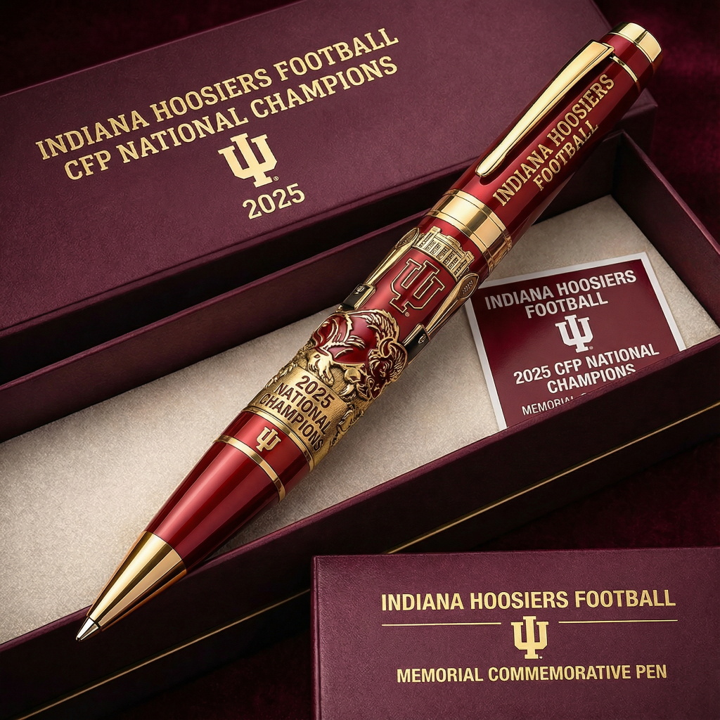 ✒️ Indiana Hoosiers – 2025 CFP National Champions Commemorative Pen