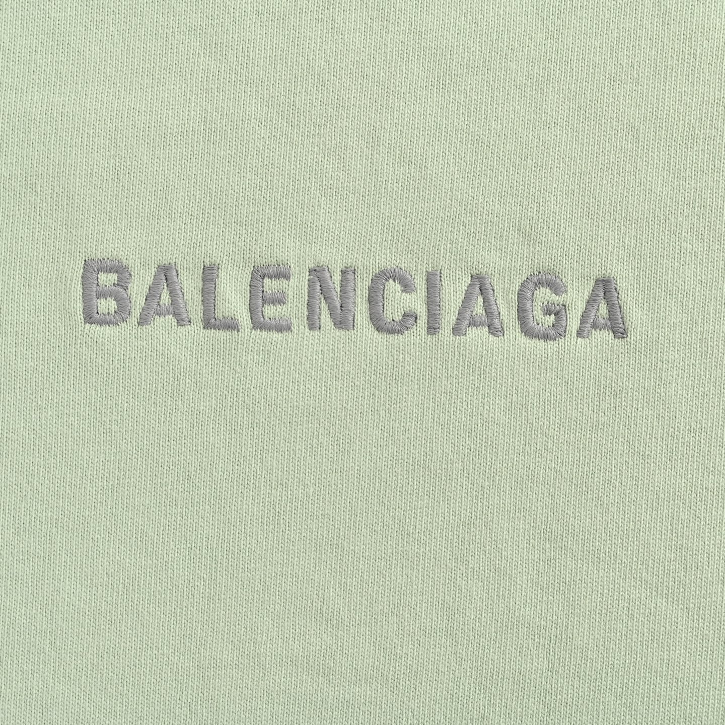 Balenciaga 25ss front and back letter embroidered short sleeves