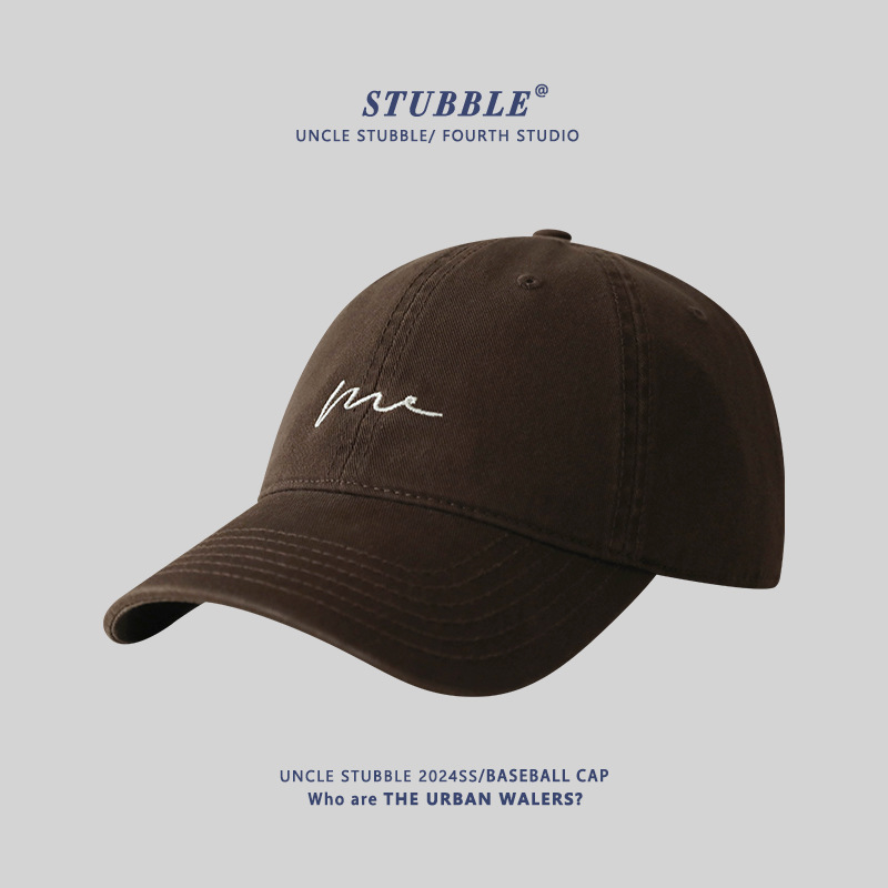 New Korean style men's and women's baseball cap simple and versatile small duckbill cap