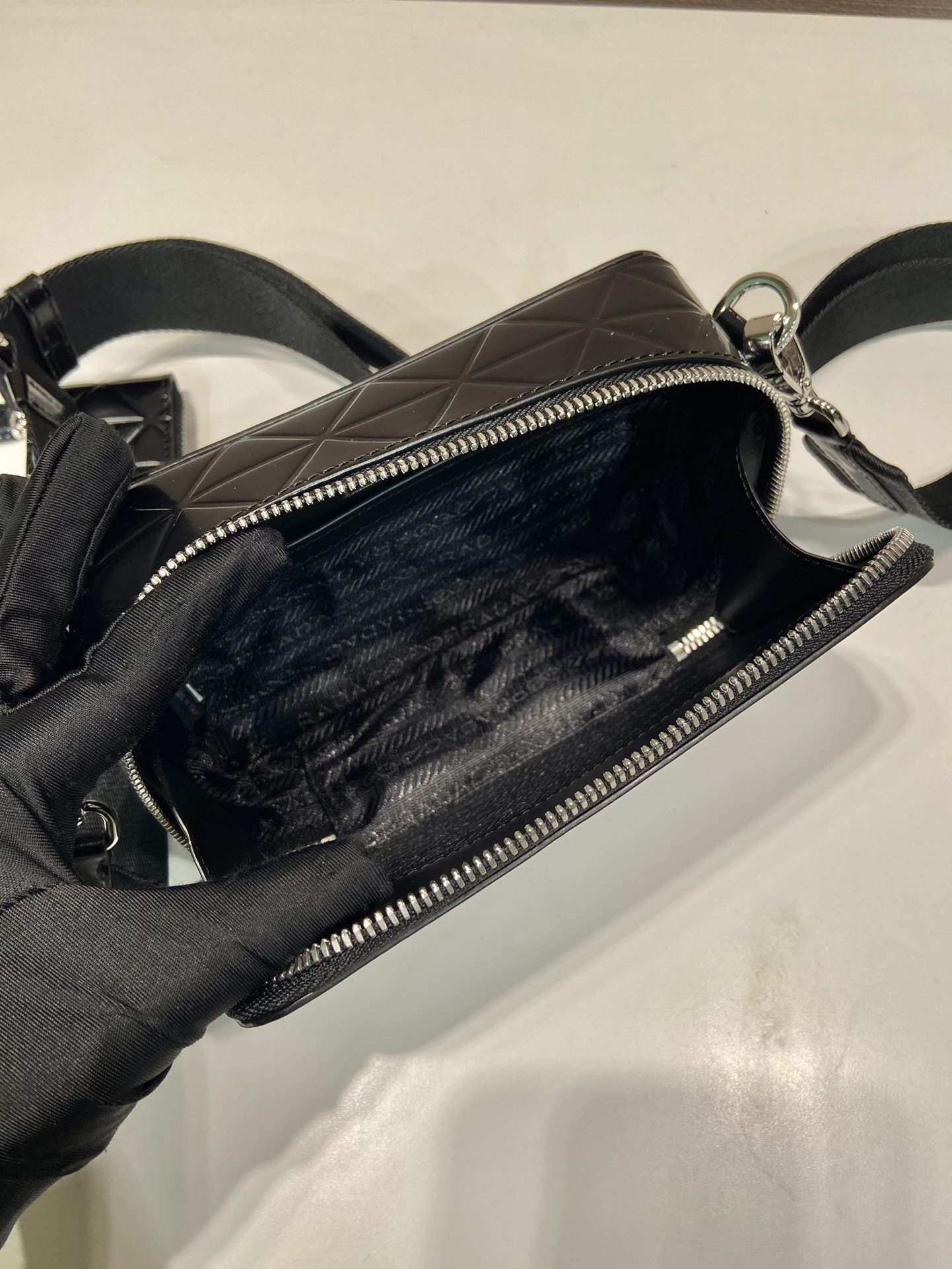 Prada Pressed Frame Camera Bag 2VH070