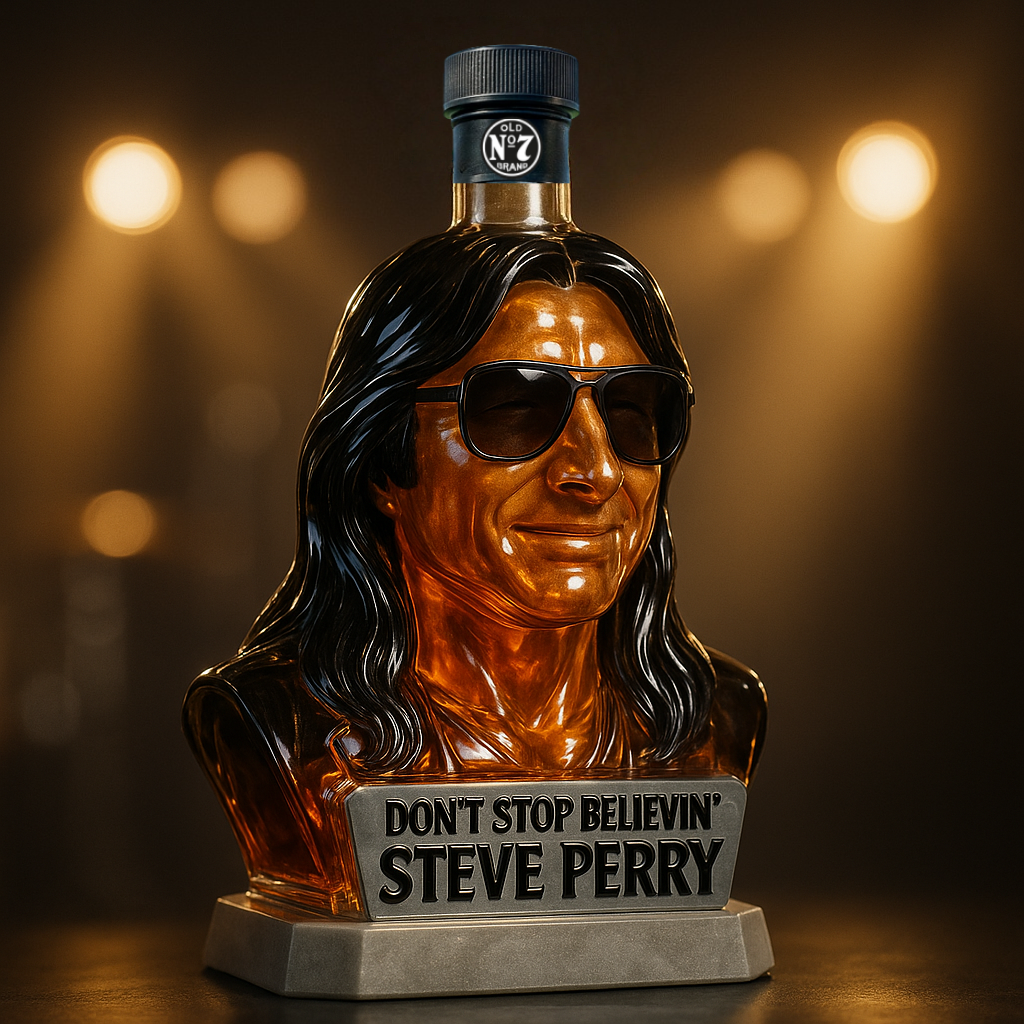 Steve Perry Whiskey Bottle